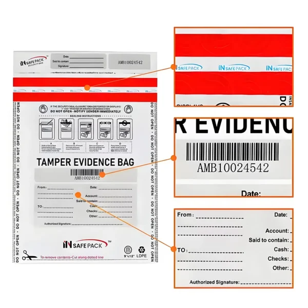 Free Tamper Evidence Envelopes Bags