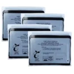 Biodegradation bag with resealable zipper, matte finish, and TÜV certified compostable material for custom packaging applications