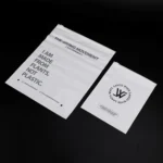 Custom printed biodegradable bags with clear branding and eco-friendly materials