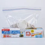 Food grade storage food bags with strong zip seal for freezer storage and food preservation