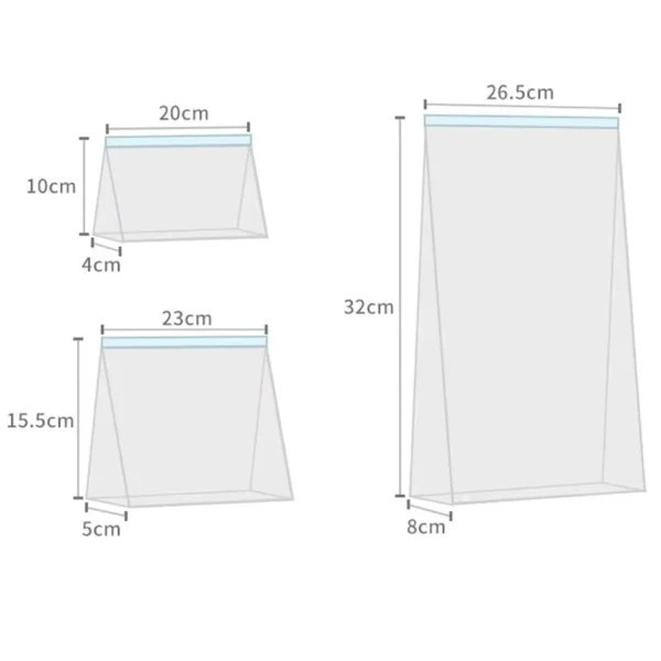 Food storage bag featuring smooth slider zipper for repeated opening and sealing