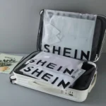 Transparent custom packaging bags for clothing used for garment storage and transport