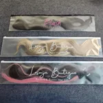 Long-size Wigs Hair packaging Bags with zipper closure for wigs and hair extensions