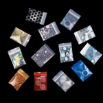 Mini self sealing bags used for beads, hardware, and small components