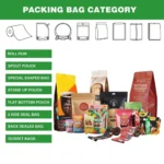 Stand up Pet Food Ziplock Plastic Bag for dry pet food with durable laminated structure